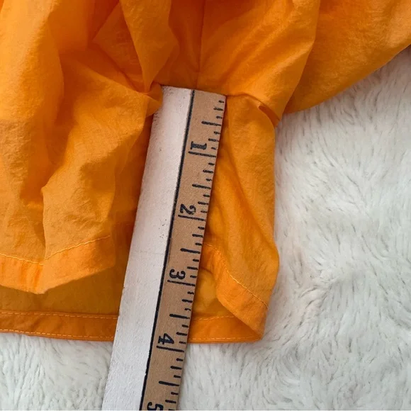 Gymshark Pulse Shorts Women's Medium Orange Nylon 2 in 1 Lined Pocket Activewear - Picture 9 of 9